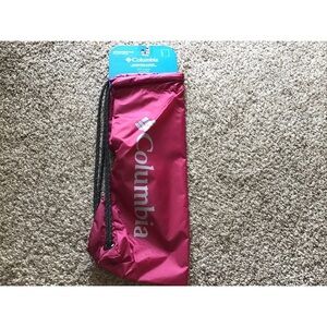Columbia Maroon color Drawstring Bag - New with tags